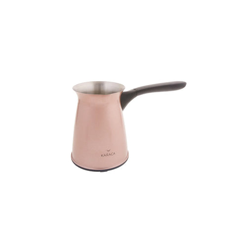 Karaca Elektric Steel Coffee Pot for Turkish Coffee Rosegold