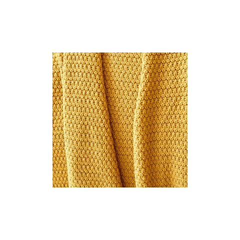 Karaca Home Back To Basic Mustard Strickdecke Doppel