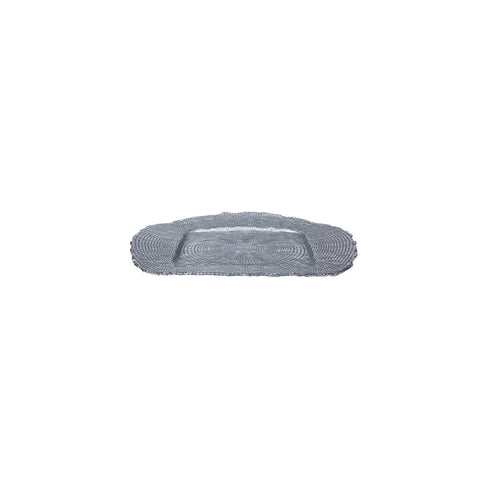 Karaca Canvas Quadratischer Boden Silber
