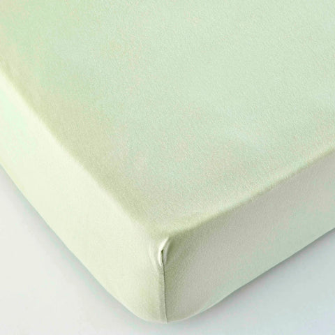 Karaca Home Jersey Spannbetlaken olivengrün 180x200 cm + 30 cm Öko-Tex zertifiziert