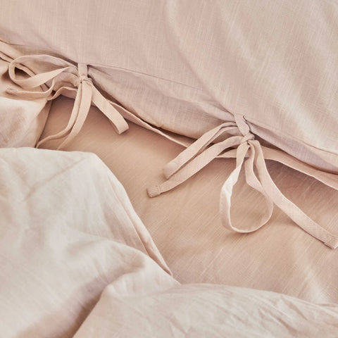 Karaca Home 4 Element Blush 100 % Baumwolle Einzel-Bettbezug-Set Su Toprak