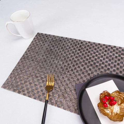 Karaca Home Baldwin Bronze 2er Set Platzsets