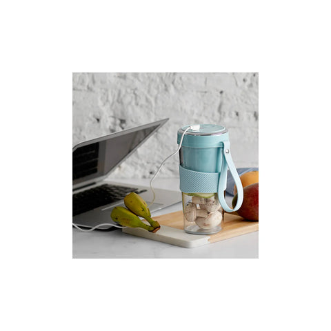 Cookplus Blue Wiederaufladbarer Smoothie Mixer, 400ml, 60W