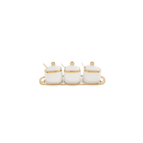 Karaca Rays White 7 Stück Gewürz Set