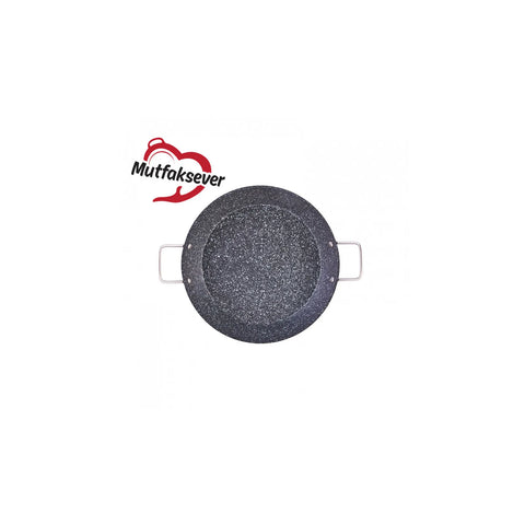Karaca Love of Kitchen Induktionsbasierter Biogranit Paella Pfanne 28 cm