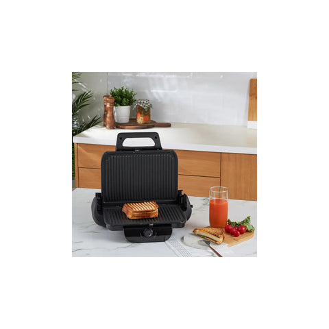Karaca Future Plus Biodiamond Schwarz Antibakterieller Grill und Toaster 1800W