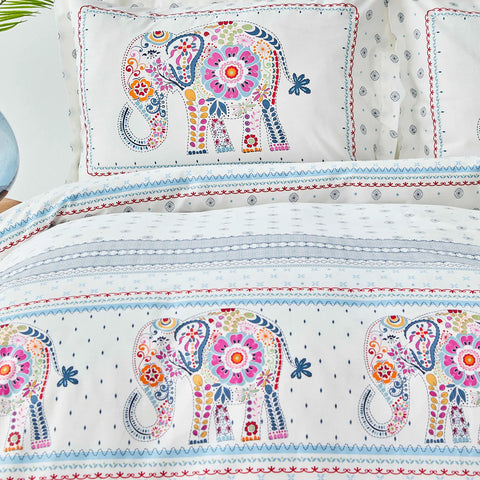 Sarah Anderson Felicia Bettbezug-Set in Doppelbett-Größe mit zusätzlichem Pique
