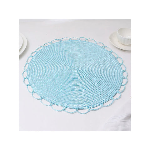 Karaca Sera Woven 2-teiliges amerikanisches Service-Set (Blau)
