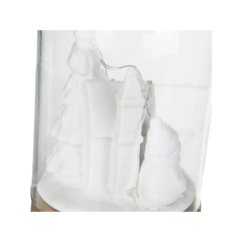 Karaca Natur Medium (mittelgrosses) beleuchtetes dekoratives Objekt/Ornament 9x9x15 cm