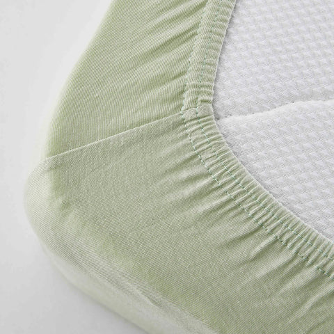 Karaca Home Spannbettlaken Olive Green 140x200 cm + 30 cm Öko-Tex Zertifiziert