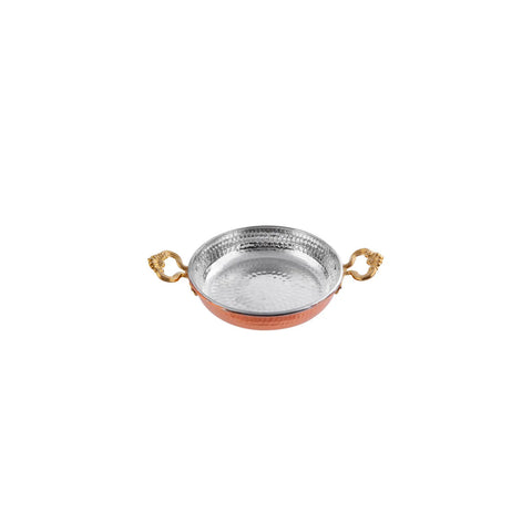 Karaca Mesopotamia 18 cm Kupfer Eierpfanne mit zwei Henkeln