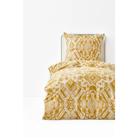 Karaca Home Raven Satin Bettwäsche-Set 155x220 cm + 80x80 cm