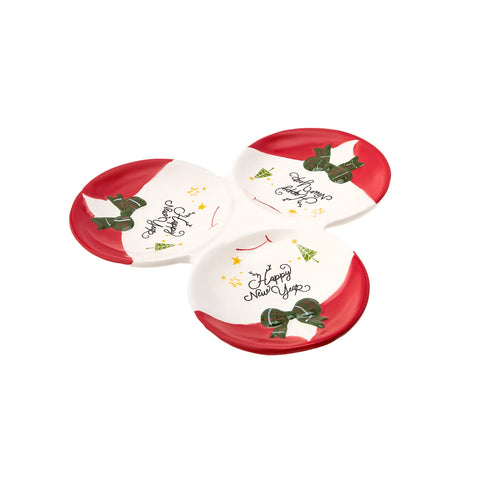 Karaca New Year 3-Teilige Snackschale