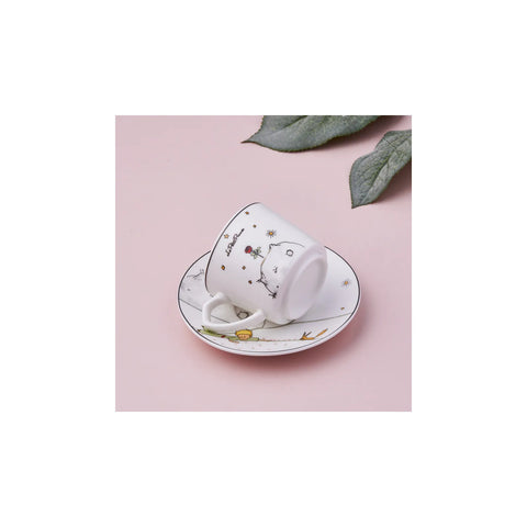 Karaca Little Prince 4-teiliges Mochatassen-Espressotassen Set für 2 Personen