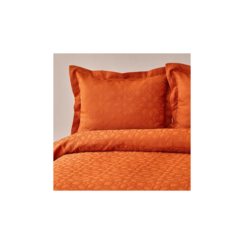 Karaca Home Back To Basic Orange Bettdecken Set Doppel 