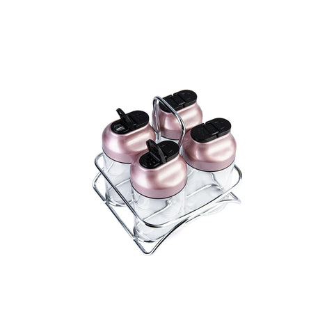 Karaca Dimple Rosegold 5 teiliges Gewürzset