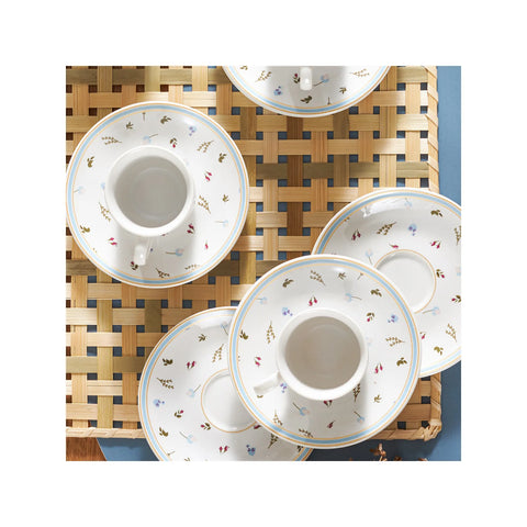 Karaca Loriane 12-teilige Kaffeetassen Set für 6 Personen