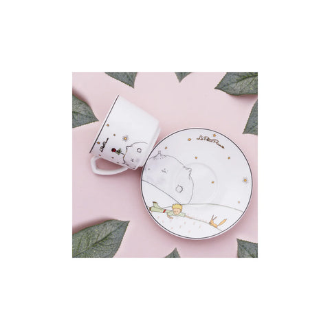 Karaca Little Prince 4-teiliges Mochatassen-Espressotassen Set für 2 Personen