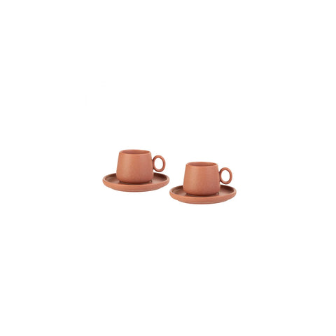 Karaca Toko Bronze Mochatassen-Espressotassen Set für 2 Personen