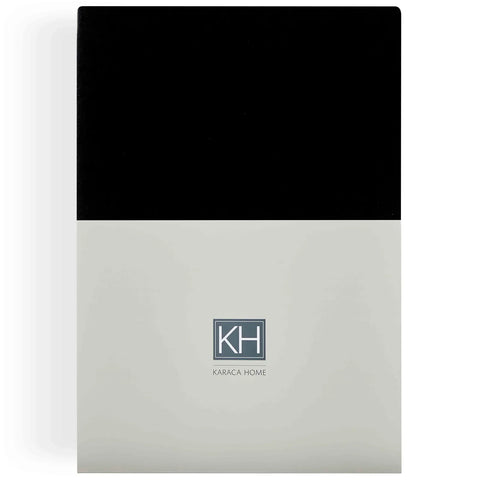 Karaca Home Jersey Bettlaken Anthrazit 140x200 cm + 30 cm Öko-Tex zertifiziert