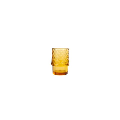 Karaca Fish  Softdrinkglas 4-teilig , Amber