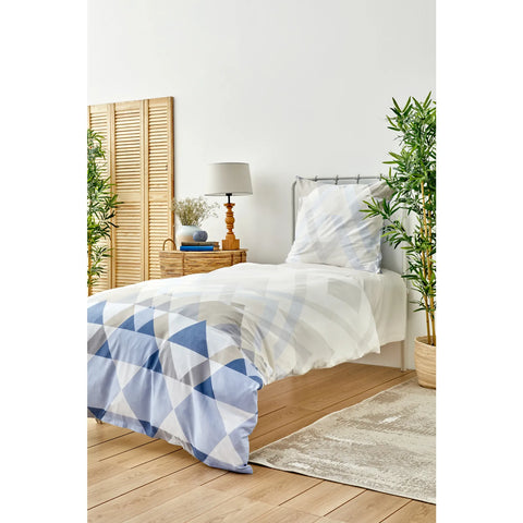 Karaca Home Astin Satin Bettwäsche-Set 155x220 cm + 80x80 cm