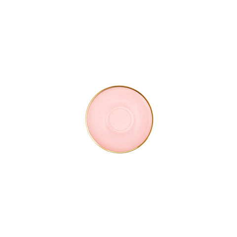 Karaca Retro 12 Teiliges für 6 Personen Teetassen Set Rosa