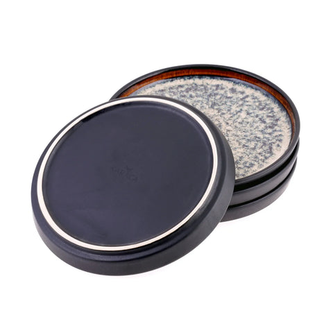 Karaca Black Galactic Reactive 8-teilig Teetassen-Set 