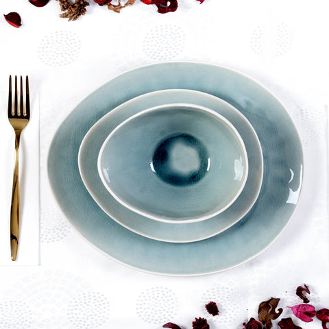 Karaca Turquoise Reactive 18 Teilige Geschirr Set für 6 Personen