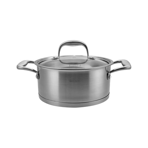 Karaca PowerSteel Pro Kyoto 8-teiliges Topf-Set aus Edelstahl