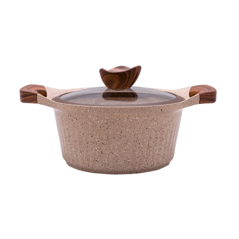 Karaca Natureline Wood Stone 7-teiliges Topfset
