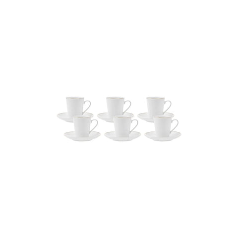Karaca Eleta Kaffeeservice für 6 Personen 90ml 