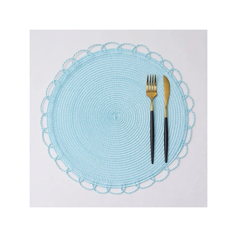 Karaca Sera Woven 2-teiliges amerikanisches Service-Set (Blau)