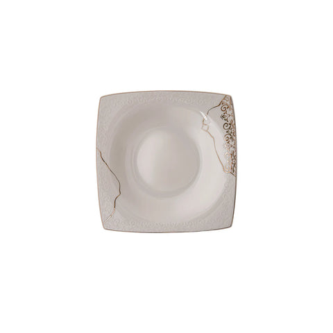 Karaca Fine Pearl Era 26-teiliges Frühstücksset und Servierschalen für 6 Personen