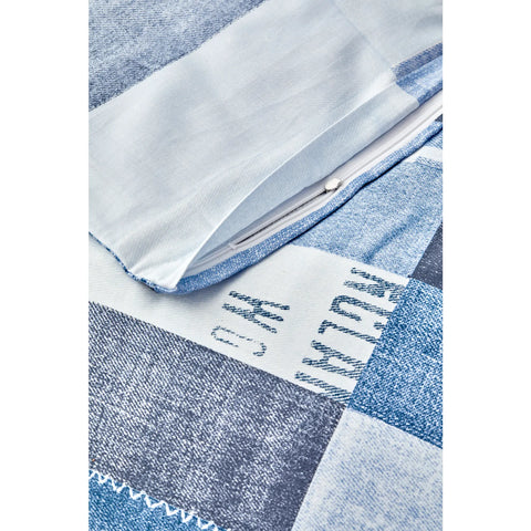 Karaca Home Drina Satin Bettwäsche-Set 155x220 cm + 80x80 cm