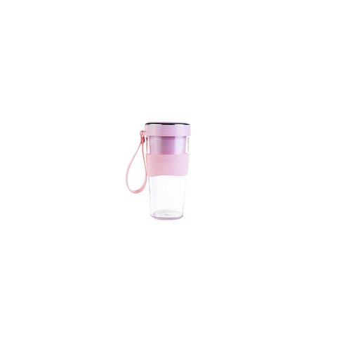 Cookplus Pink Tragbarer, wiederaufladbarer Smoothie-Mixer, 400ml, 60W