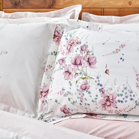 Karaca Home Dalila 100% Baumwolle Doppelbett Bettwäsche Set Pink