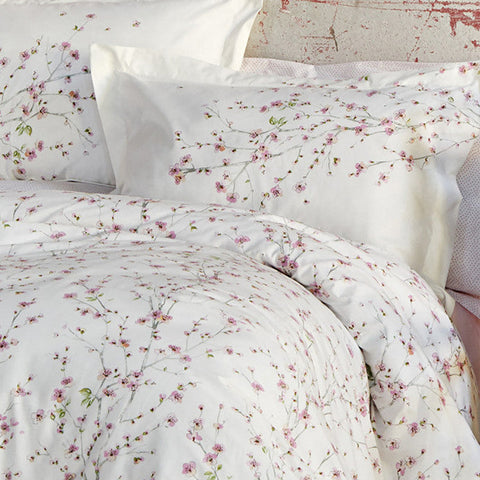 Karaca Home Annata Lachs 100% Baumwolle Doppel-Bettbezug Set