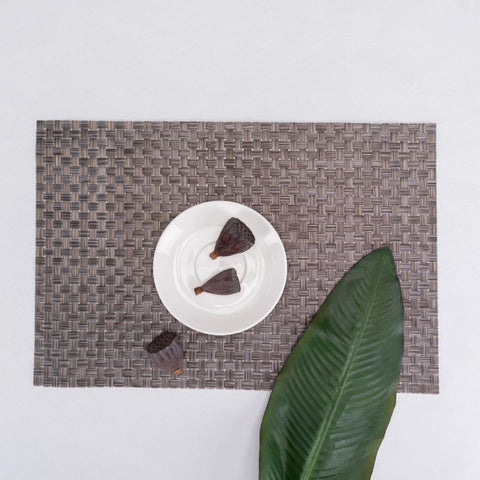 Karaca Home Baldwin Bronze 2er Set Platzsets