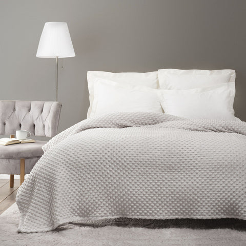 Karaca Home Alice Grau Doppelbett Tomurcuk Wellsoft Decke