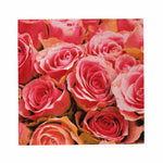 Karaca Home Pink Rose Papierservietten 20er Pack 33x33 cm