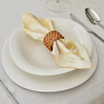 Karaca Home Juno 2er Set Serviette 40x40 cm Gelb