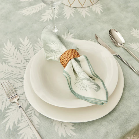 Karaca Home Juno 2er Set Serviette 40x40 cm Mint