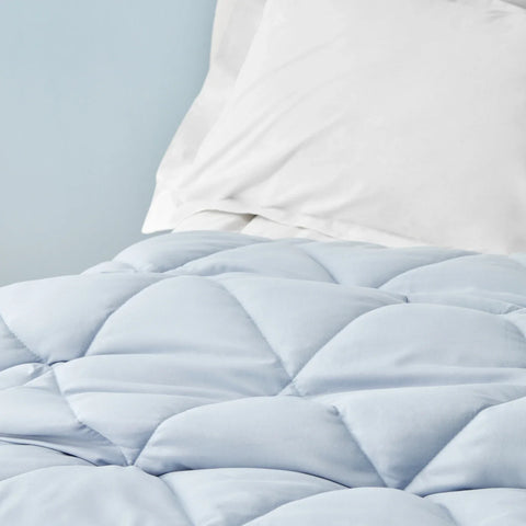 Sarah Anderson Grimes Mikrofaser Doppelbett Decke Blau