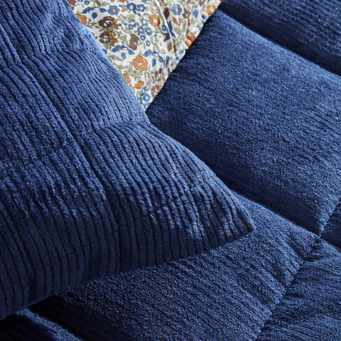 Karaca Home Celina Dunkelblau Doppelbett Daily Comfort Set / Schlafset