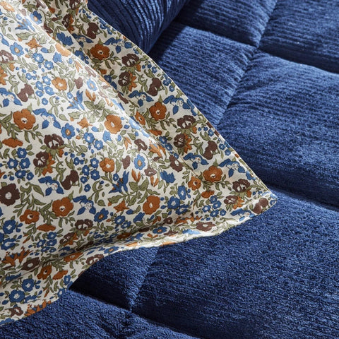 Karaca Home Celina Dunkelblau Doppelbett Daily Comfort Set / Schlafset