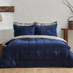 Karaca Home Celina Dunkelblau Doppelbett Daily Comfort Set / Schlafset
