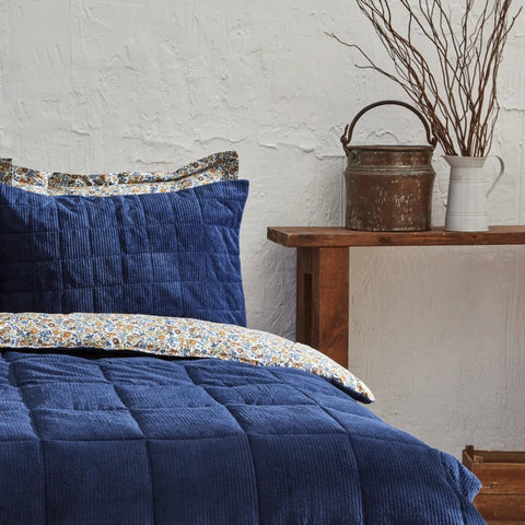 Karaca Home Celina Dunkelblau Doppelbett Daily Comfort Set / Schlafset