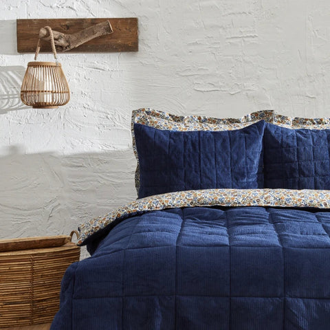 Karaca Home Celina Dunkelblau Doppelbett Daily Comfort Set / Schlafset