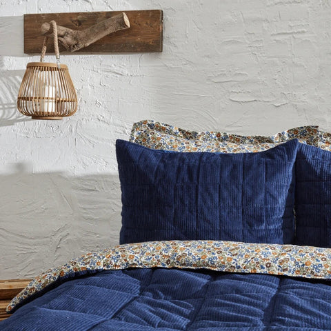 Karaca Home Celina Dunkelblau Doppelbett Daily Comfort Set / Schlafset